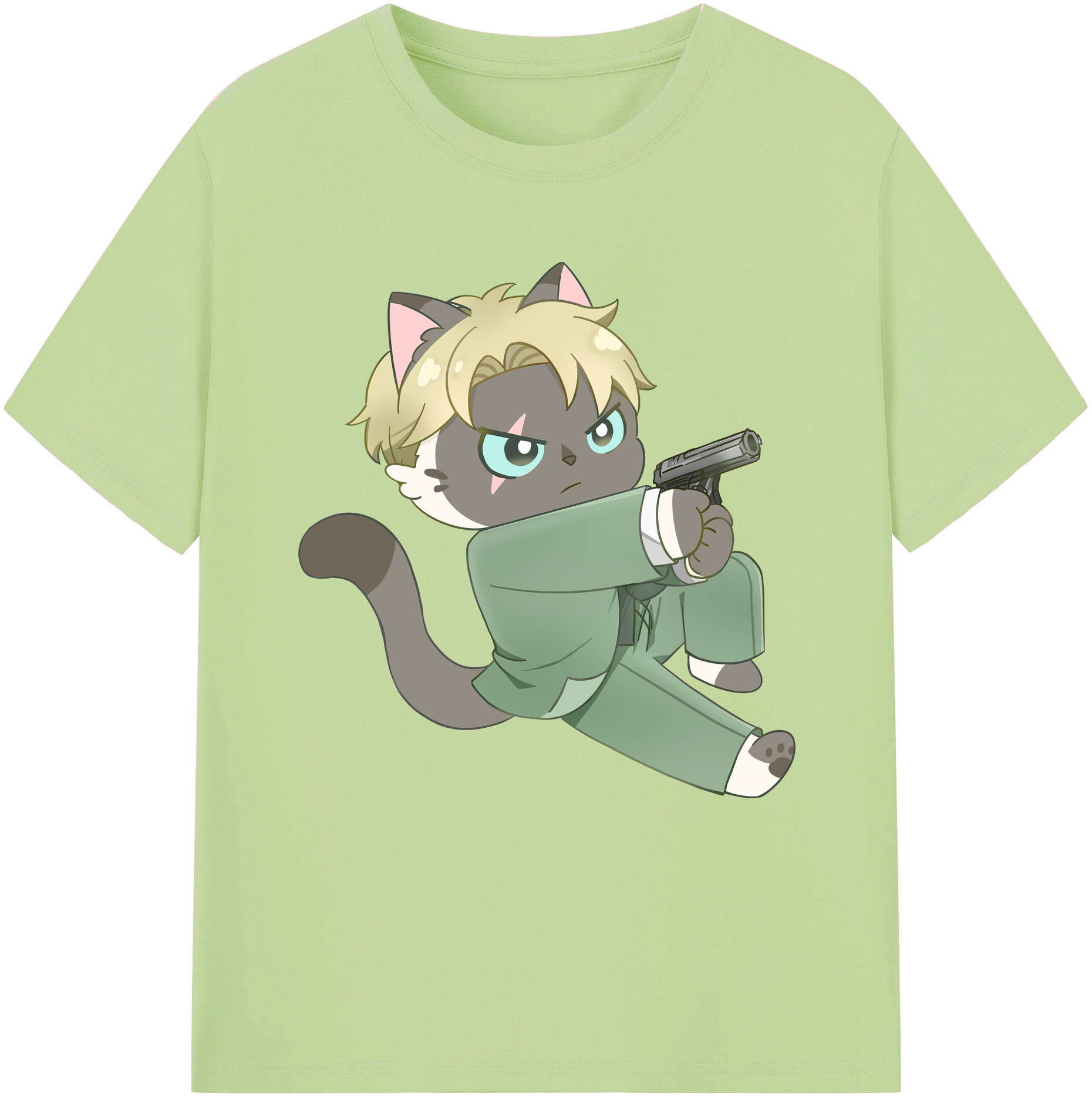 （画像用） SPY×FAMILY间谍家家酒 綿100％半袖Tシャツ（フロントプリント）
